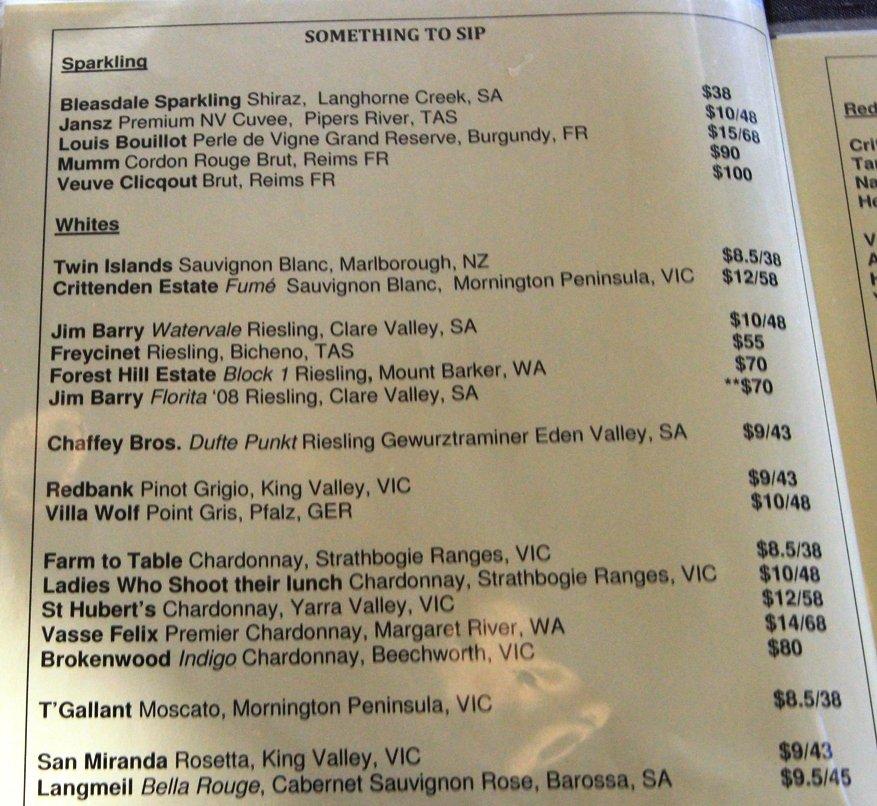 Menu at Spread Eagle Hotel pub & bar, Richmond