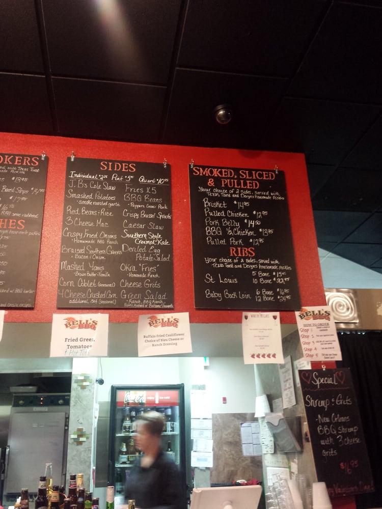 Menu at Bell's BBQ, Henderson