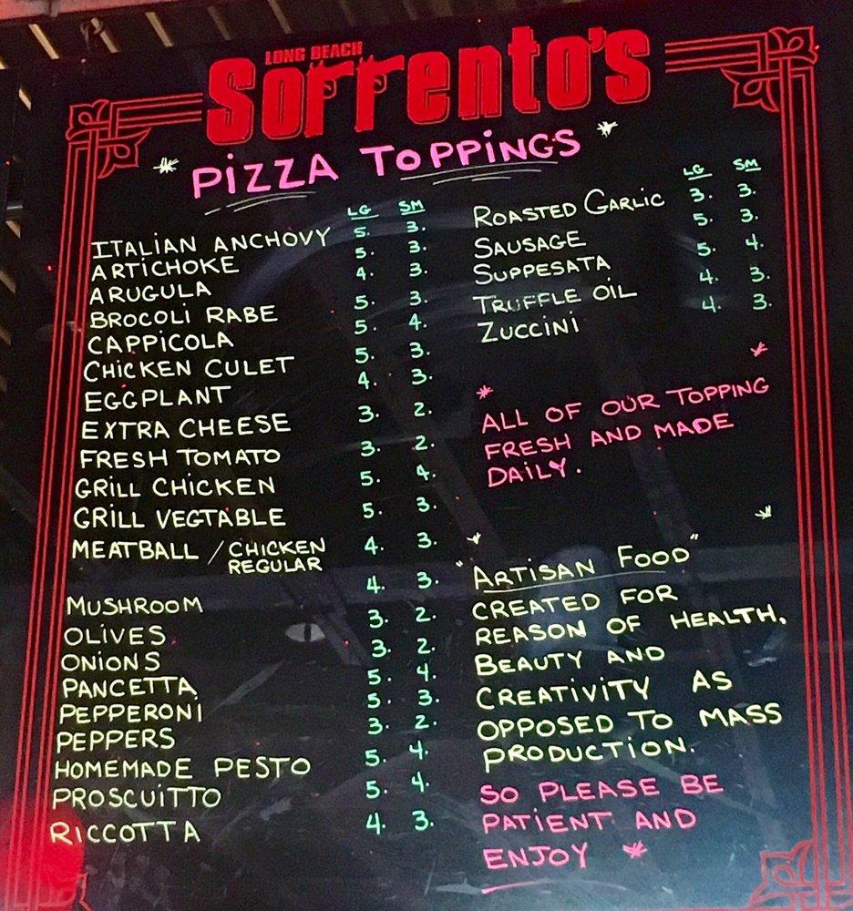 sorrento's pizza long beach new york