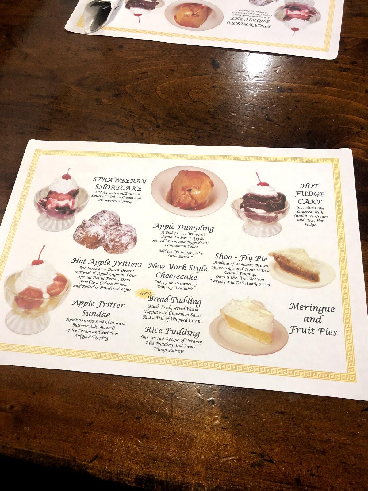 Menu at Dutch Pantry Family Restaurant, DuBois
