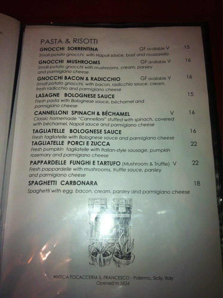 Menu at The Meatball & Wine Bar Flinders Lane, Melbourne, 135 Flinders Ln