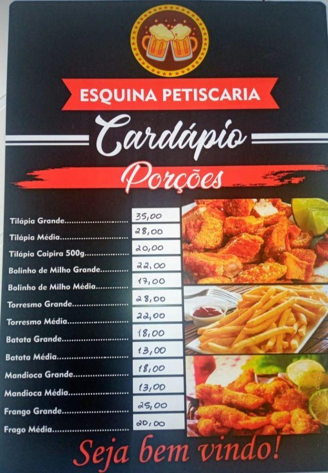 Menu Em Esquina Petiscaria Restaurante Ita