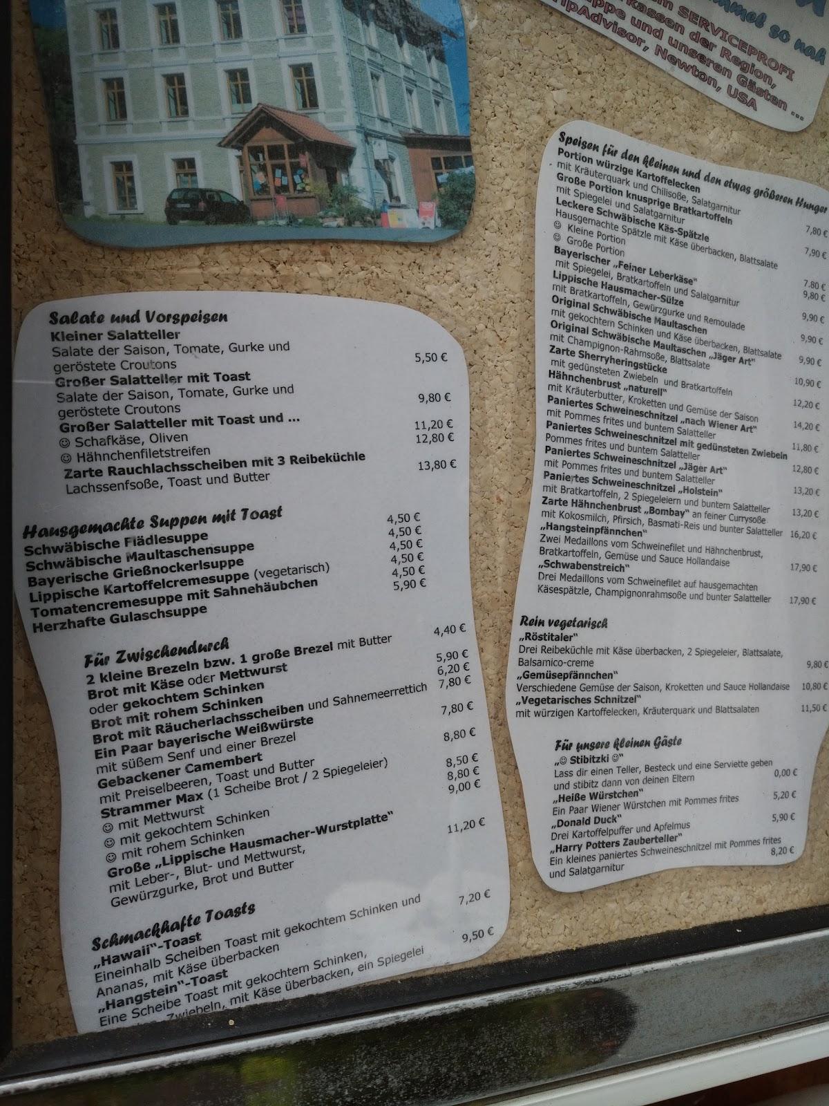 Cafe Restaurant Haus Hangstein