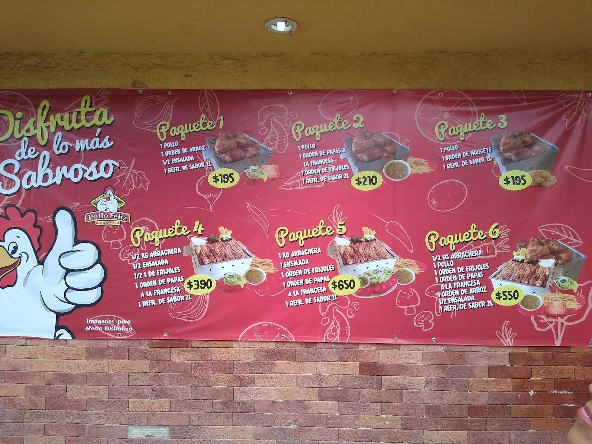 Menu At Pollo Feliz Restaurant Texcoco C Aldama