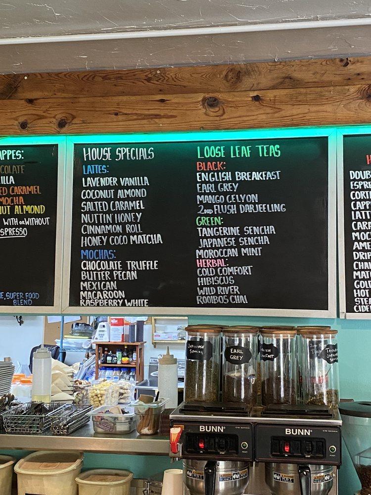 Menu at Cool River Coffee House, Breckenridge