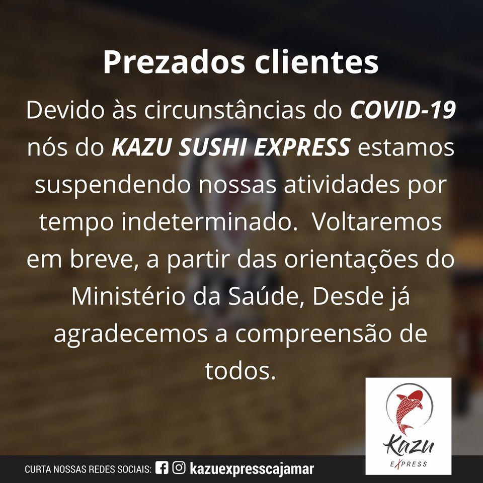 Kazú Sushi Express cardápio