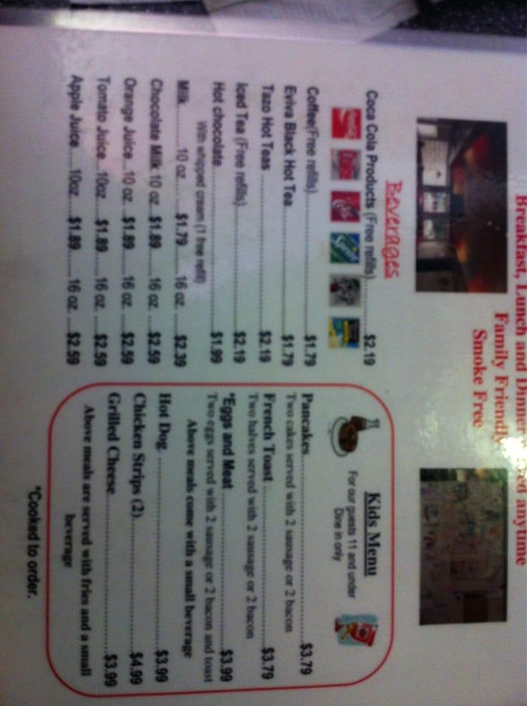 FLEETWOOD DINER MENU visual data 7