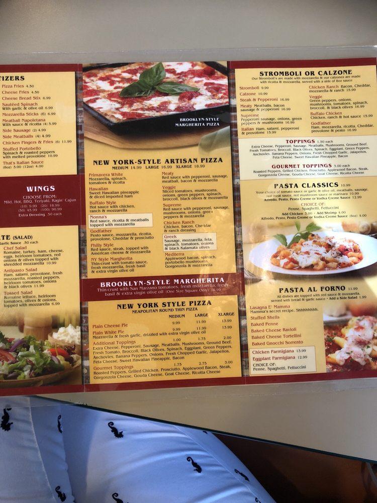 Menu at That's Italian Pizza & Pasta Hinesville GA pizzeria, Hinesville