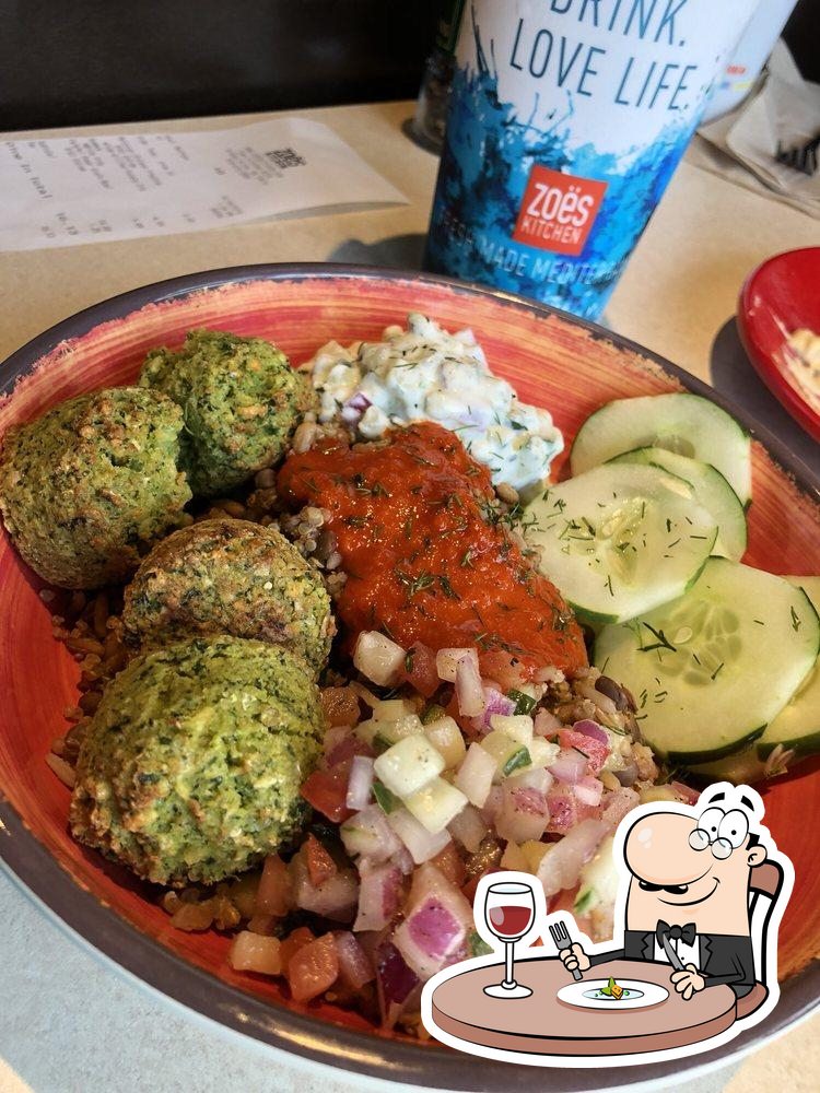 Zoes Kitchen 1556 N 9th St In Broken Arrow Restaurant Menu And Reviews