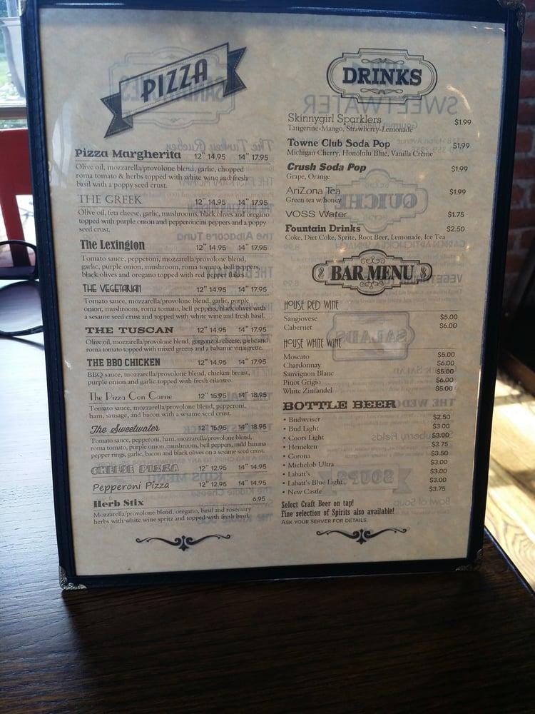 Menu at Sweetwater Gourmet Deli & Bar, Lexington