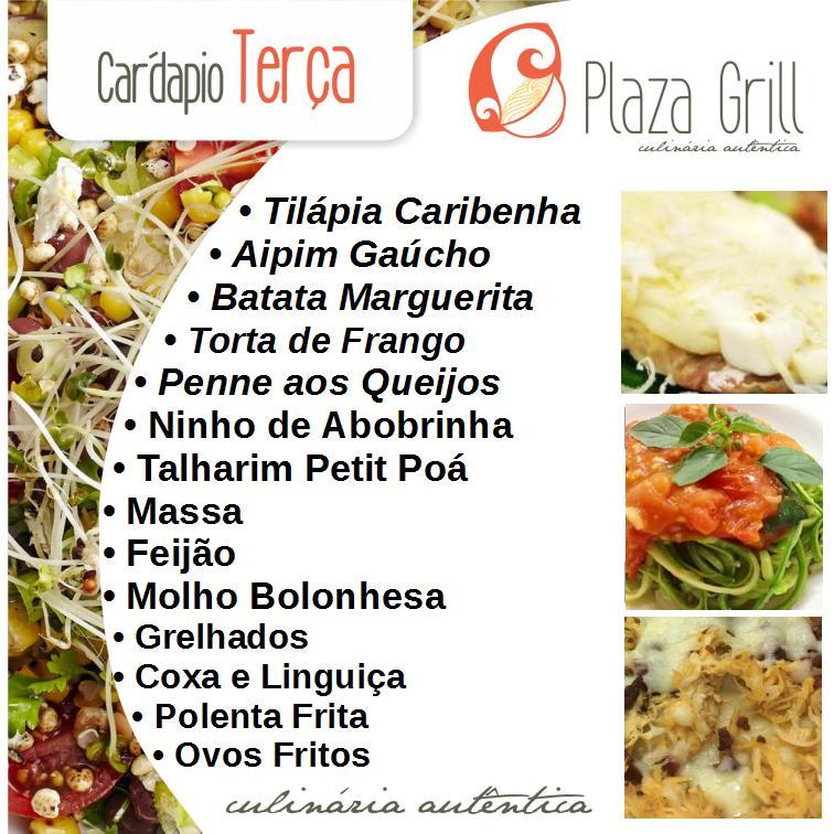 Restaurante Plaza Grill cardápio