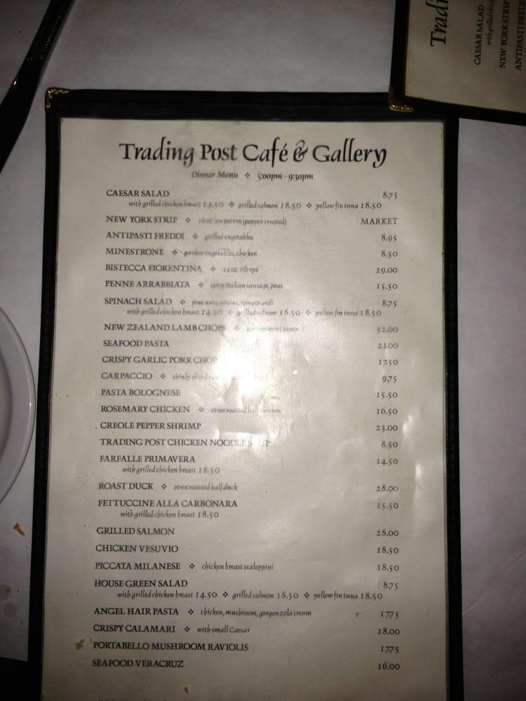 Menu at Trading Post Market and Deli cafe, Ranchos de Taos, NM-68