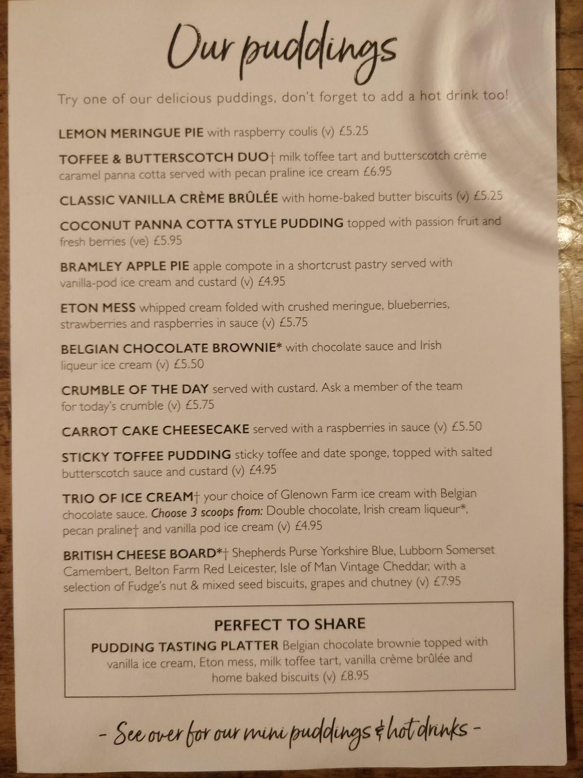 Menu at The Vine pub & bar, Wolverhampton, High St
