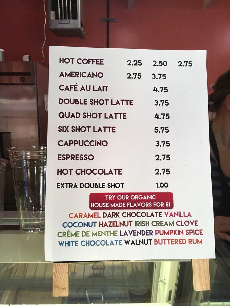 Menu At Coffeeville Cafe Watsonville