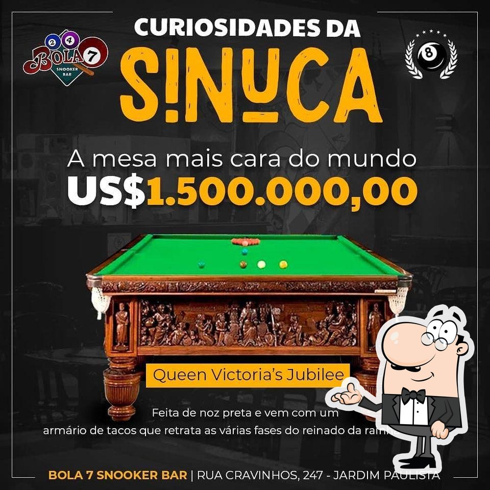 Bola 7 Snooker Bar Ribeirão Preto - Você sabe por que Bola 7? 🔝Porque no  jogo oficial de snooker, seja o brasileiro ou o Snooker Inglês, a Bola 7 é  a mais