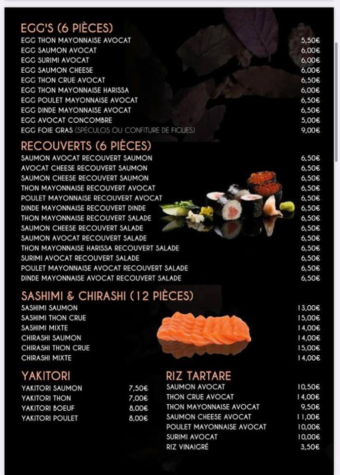 Menu de Setaï