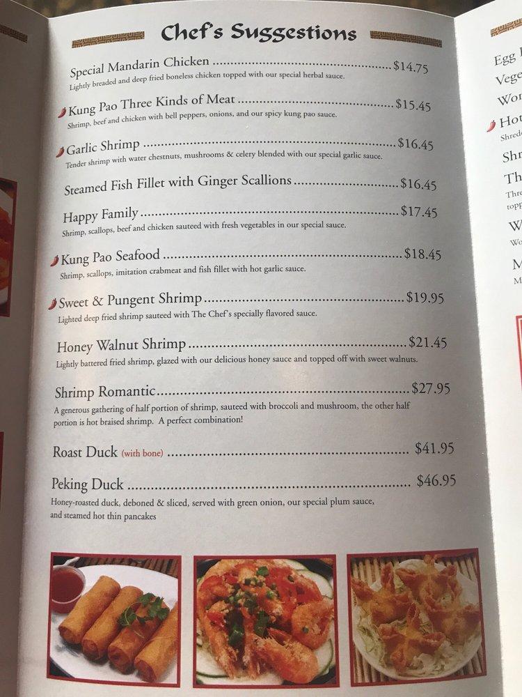 Menu at Dragon House restaurant, Riverside