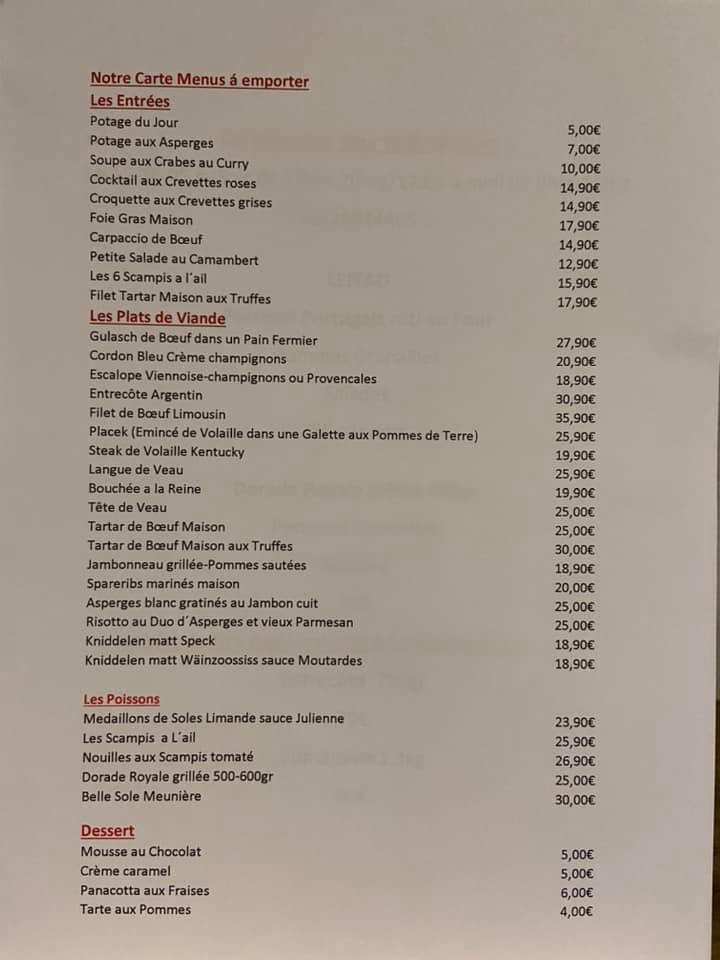 Le Cafe Karviná - Menu 19. 11. - 23. 11. 2018