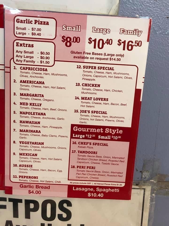 Menu at Wyndham Vale Pizza & Pasta pizzeria, Wyndham Vale