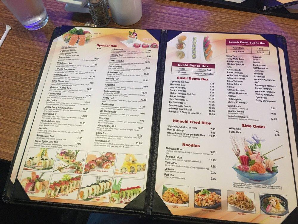 Menu At Bento Caf Restaurant Fishers