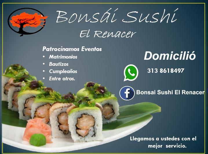 Menu at Bonsai Sushi El Renacer restaurant, Bogotá