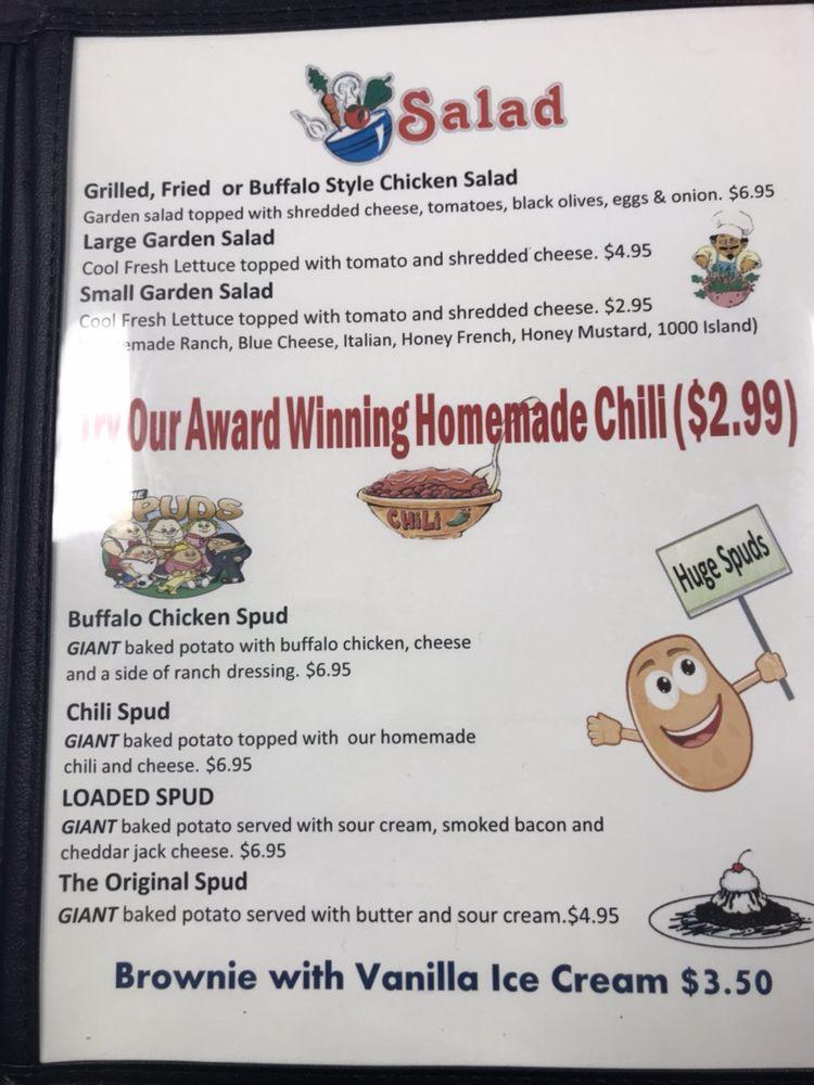 Menu at Corner Chill and Grill pub & bar, Belleville