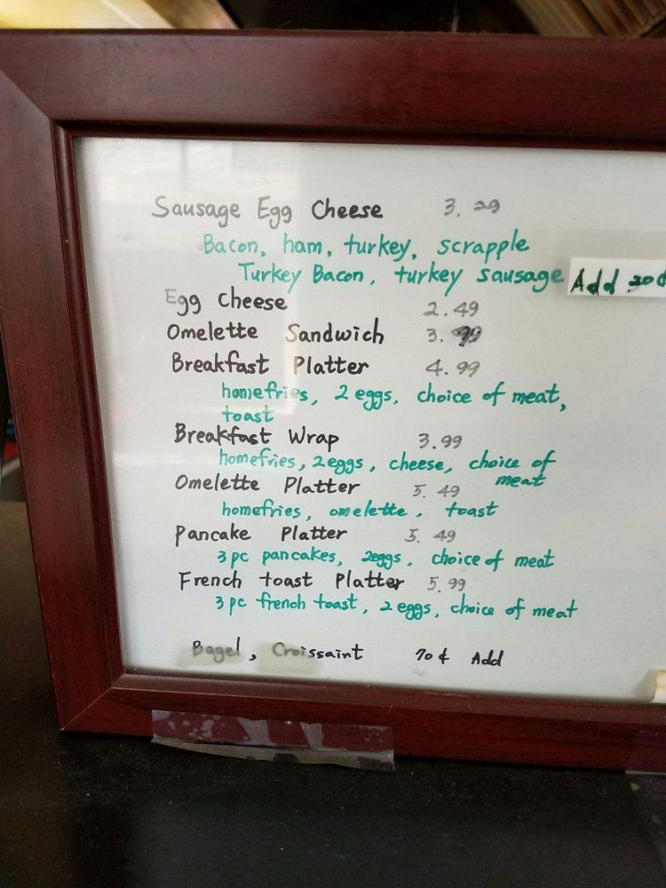 Menu at Laurel Tavern Donuts cafe, Laurel
