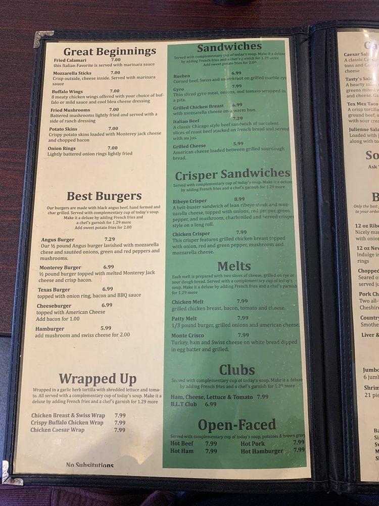 Menu at Olive Branch Cafe, South Jacksonville 