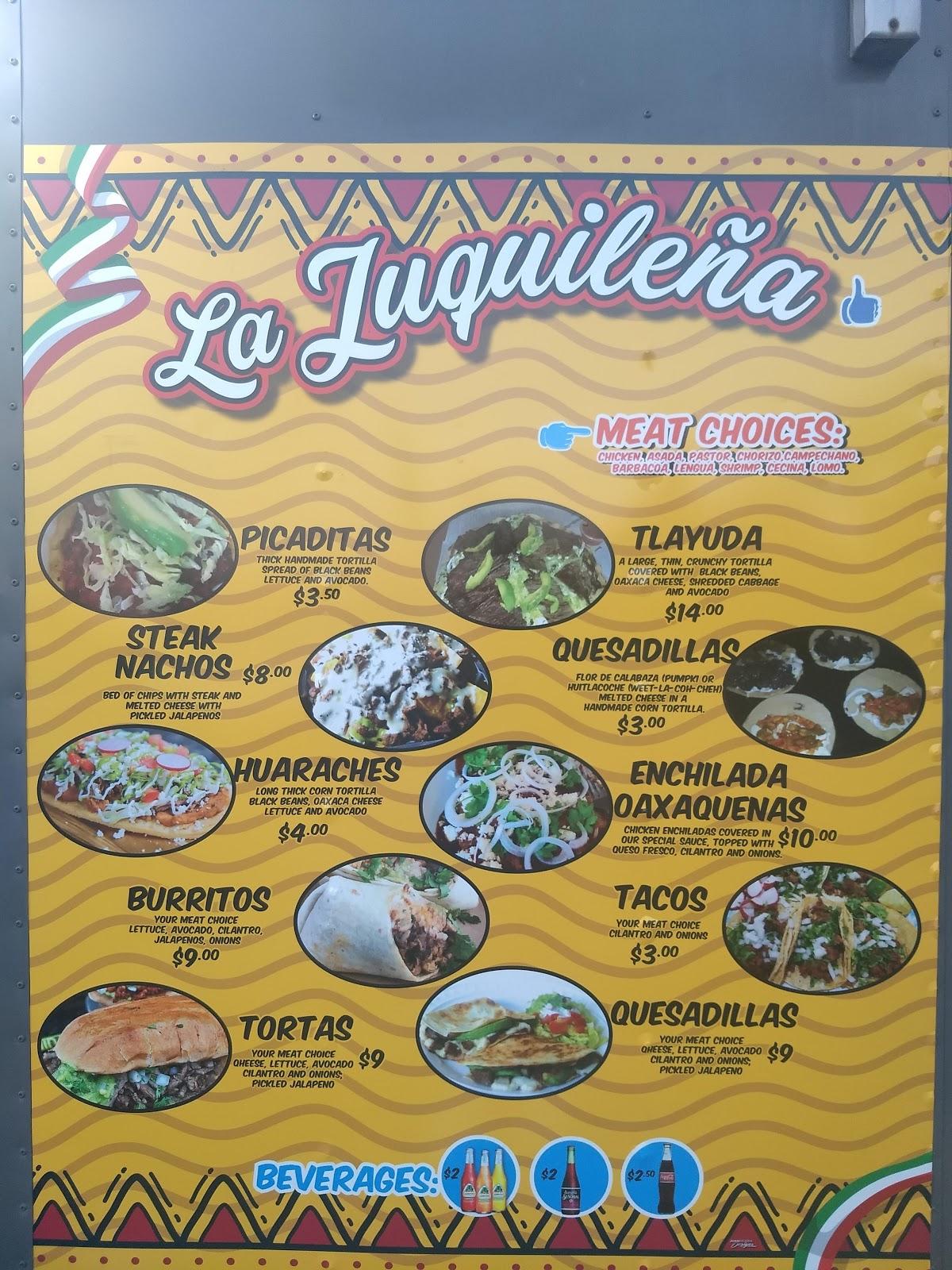 Menu at Taco Stand restaurant, Louisville