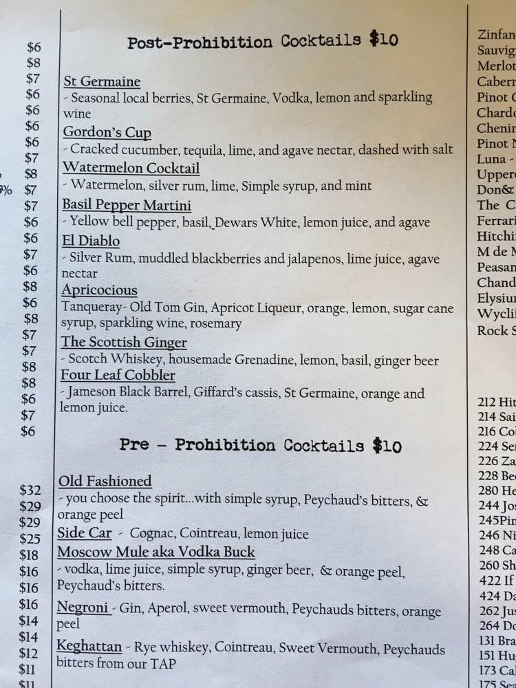 Menu at The Local Peasant Woodland Hills Restaurant & Bar DineIn