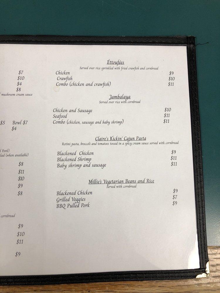 Menu at Springdale Lunch restaurant, Holyoke