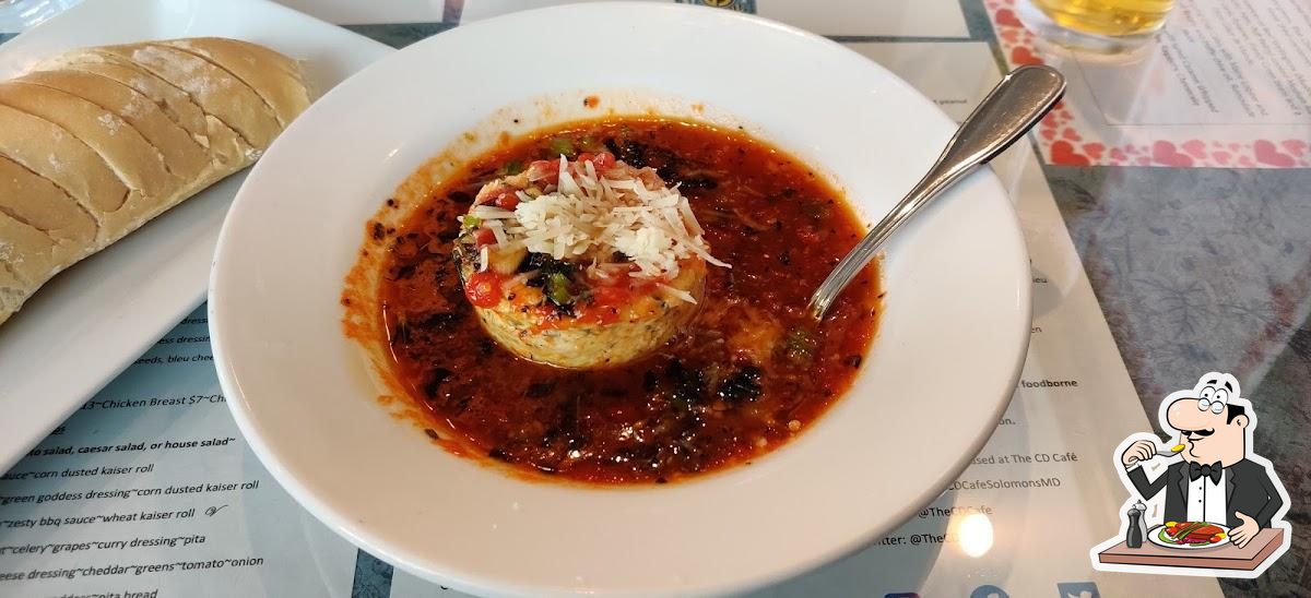 The CD Cafe in Solomons Restaurant menu and reviews