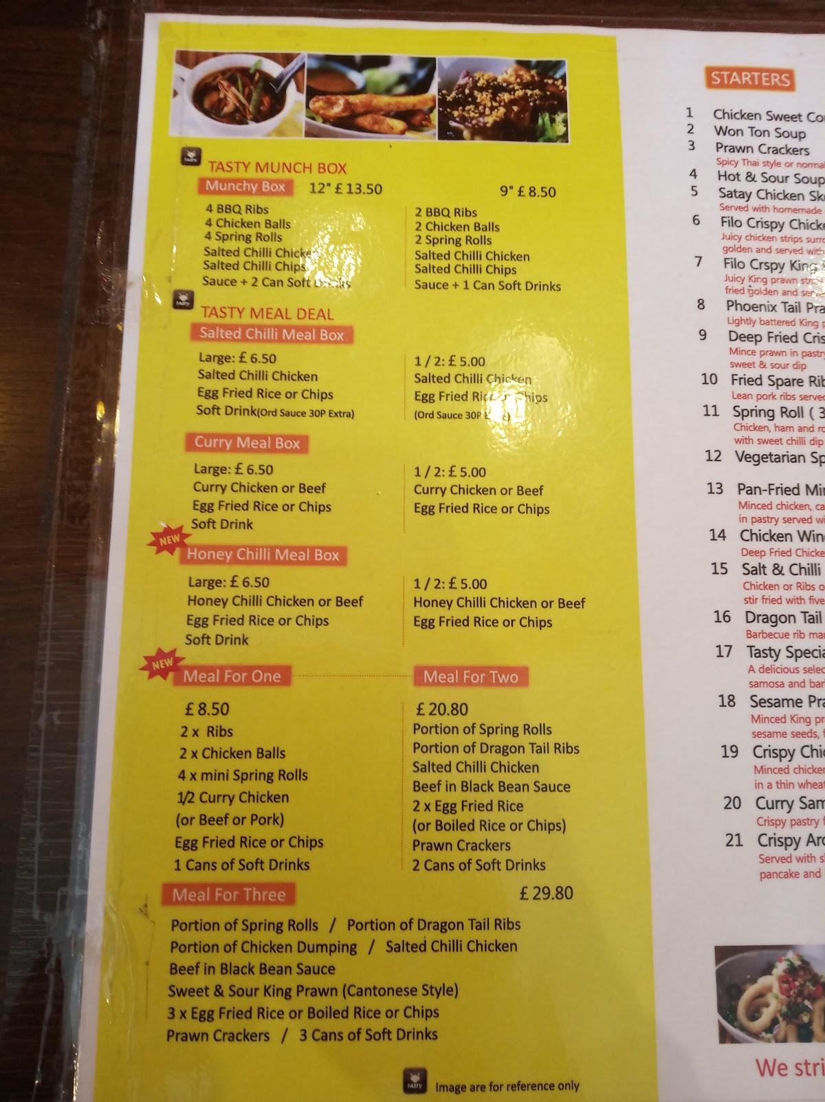 menu-at-tasty-fast-food-belfast