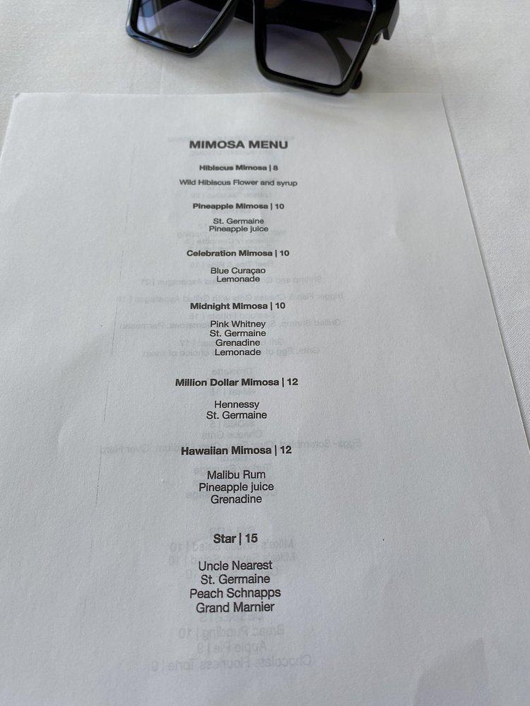 Menu at Michael's Restaurant, Birmingham, 1st Ave S