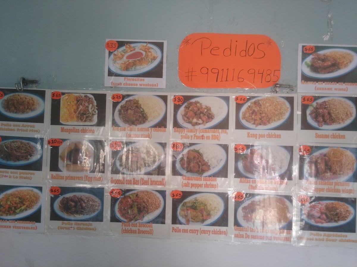 Menu at Bamboo Express Chinese Restaurant, Cenotillo