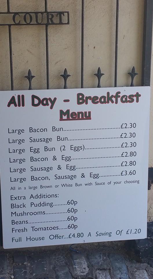 Menu at Crumbs Sandwich Shop fast food, Yarm