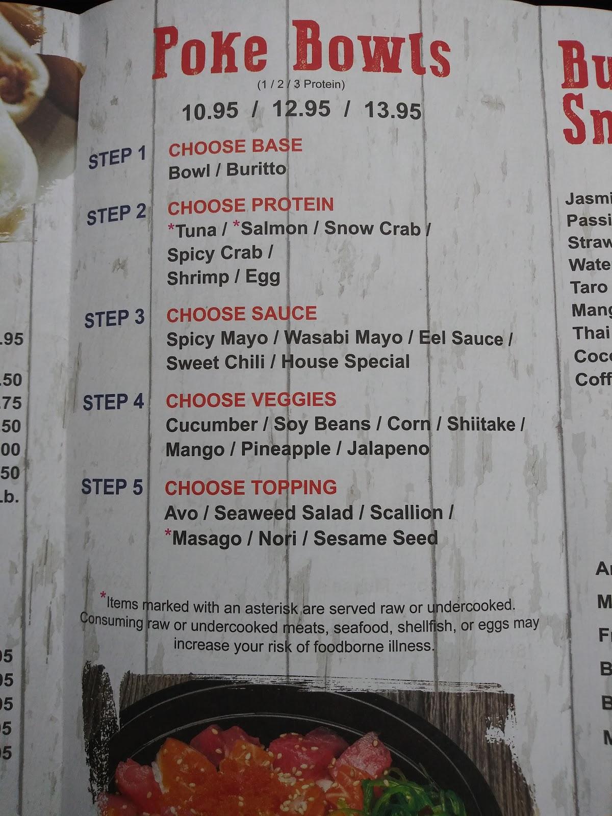 Menu at Crazy Crab restaurant, Fitchburg