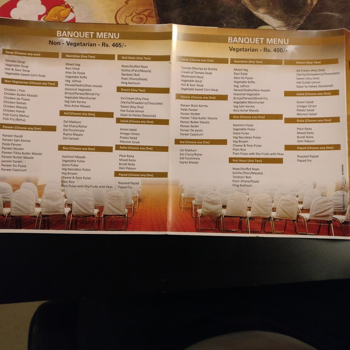 Menu at Barbecue Live, Hajipur