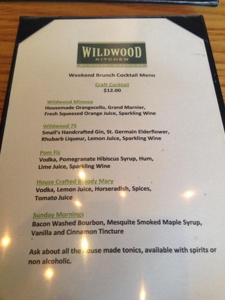 R85d Wildwood Kitchen Menu 