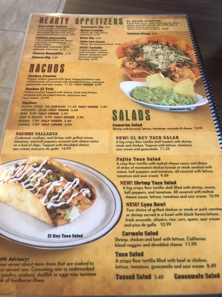 Menu at Cancun Mexican Grill South Lyon restaurant, South Lyon