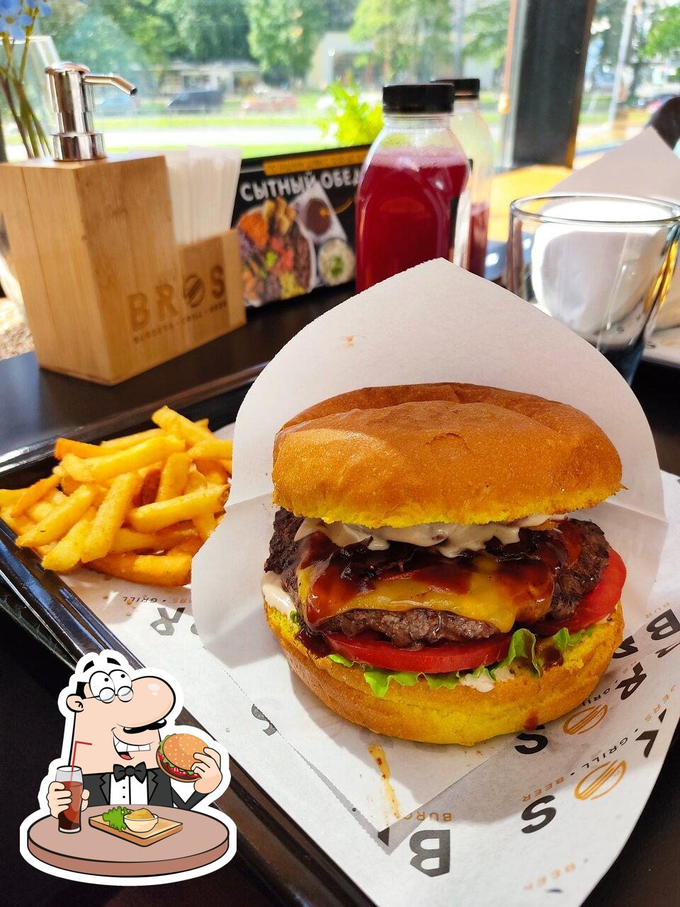 Фастфуд Bros Burgers, Санкт-Петербург, Khudozhnikov Avenue - Меню и отзывы  о ресторане