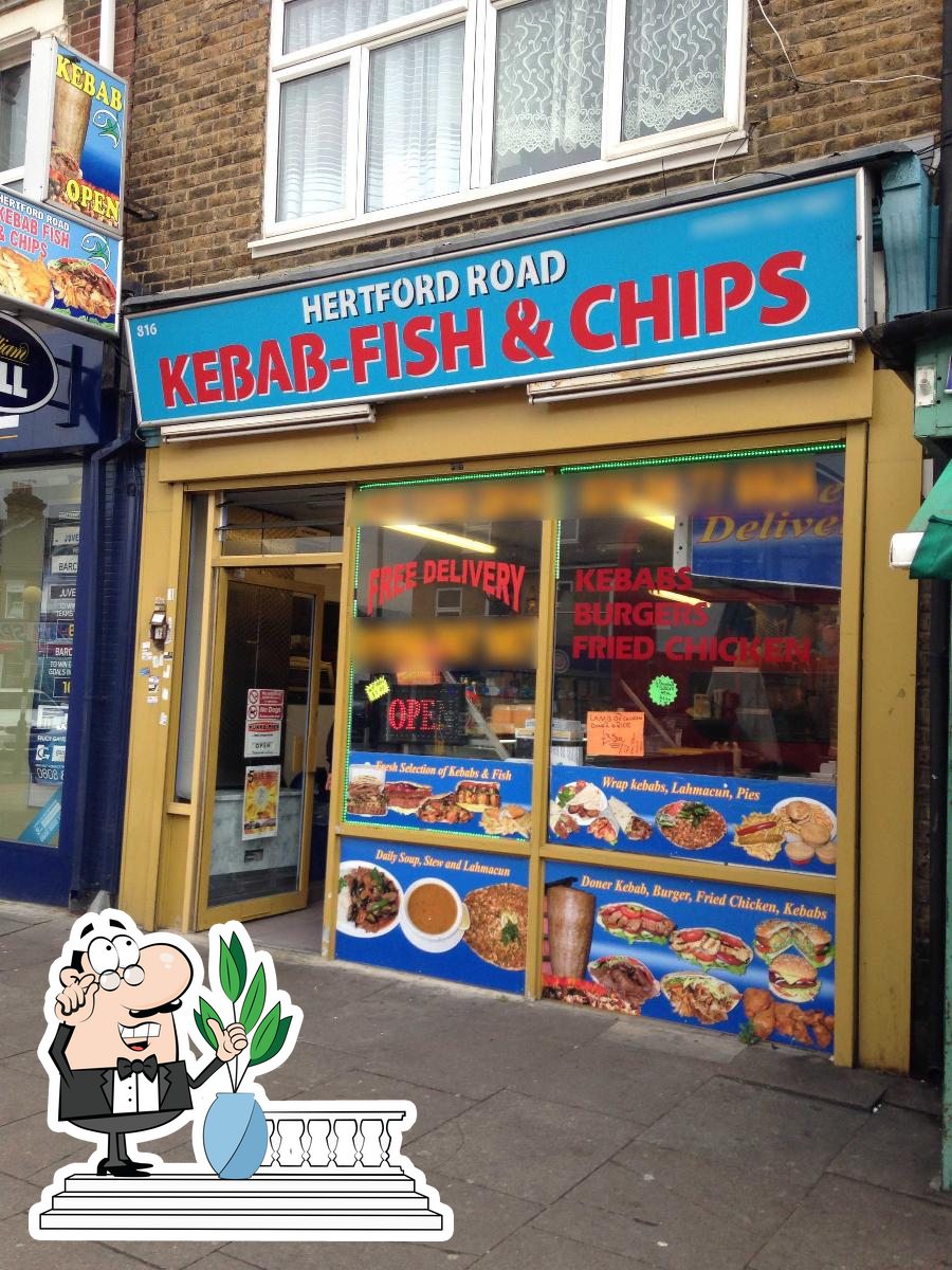 Hertford Road Kebab Fish & Chips in London Restaurant menu