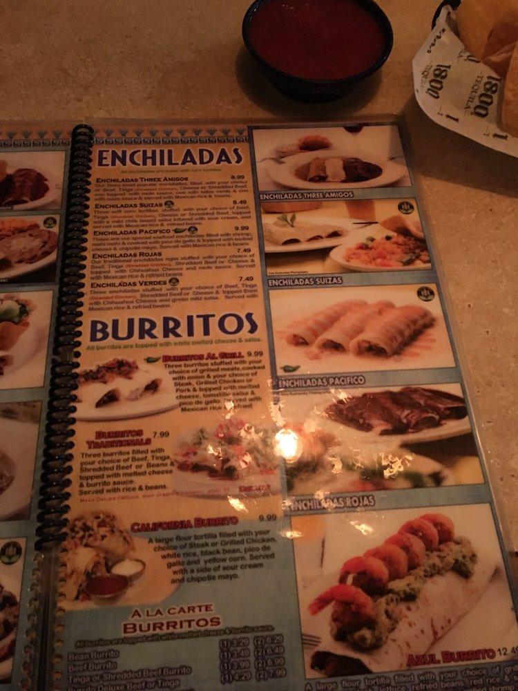 Menu at Azul Tequila Taqueria & Cantina pub & bar, Peachtree City
