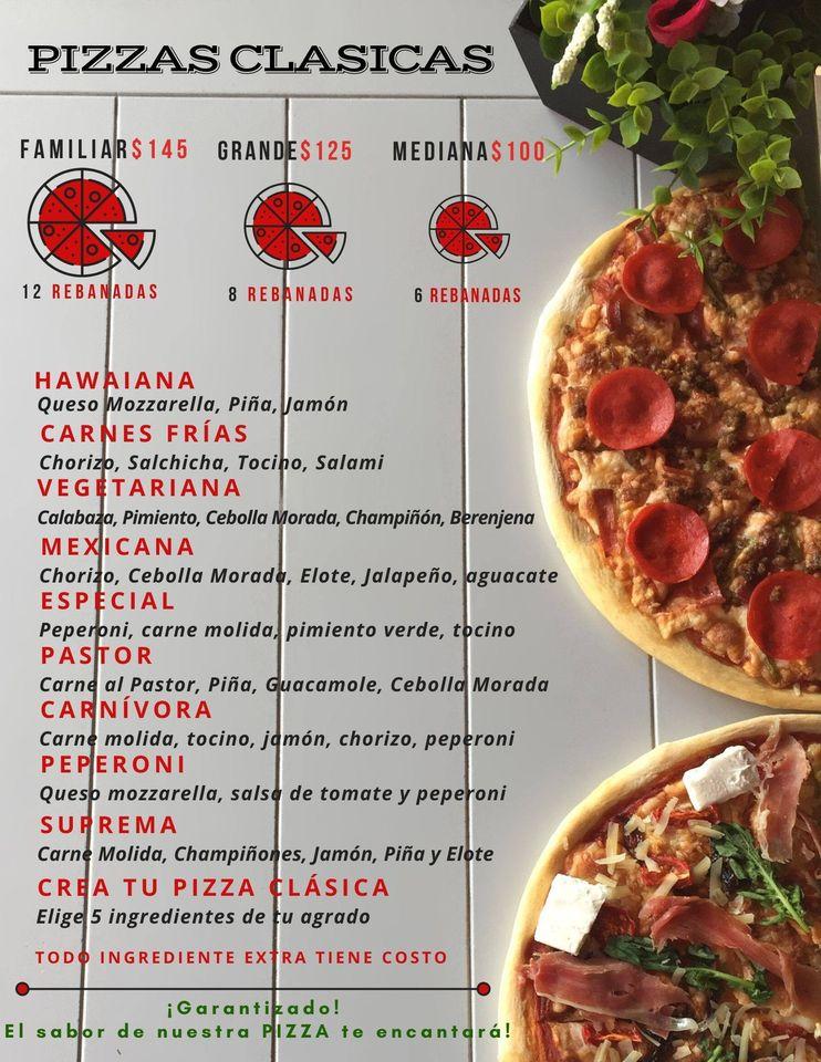 Menu at Pizzería Livorno, Jilotepec de Molina Enríquez