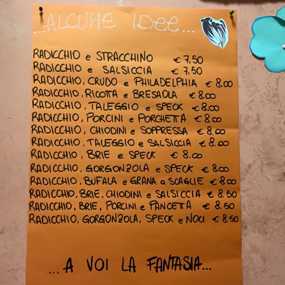 Menu di PIZZACLUB pizza da asporto 