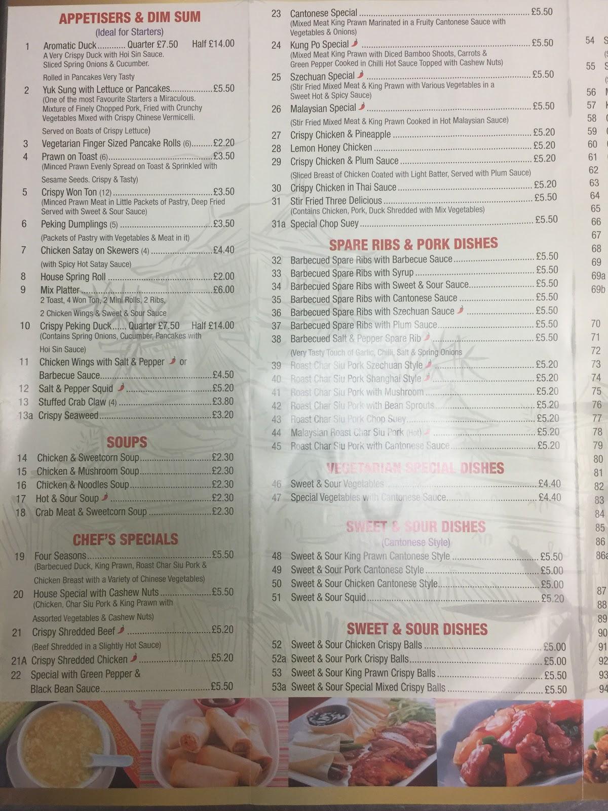 Menu at Hot Food Paradise fast food, Bedworth
