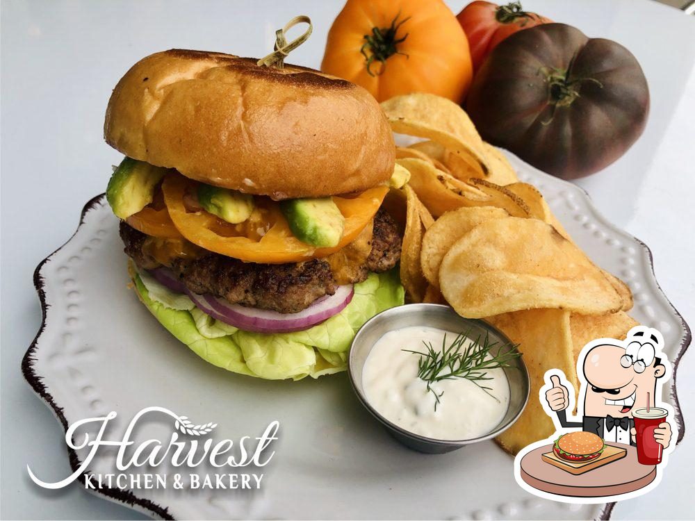 Harvest Kitchen Bakery In Houston Restaurant Menu And Reviews   R86d Burger Harvest Kitchen And Bakery 