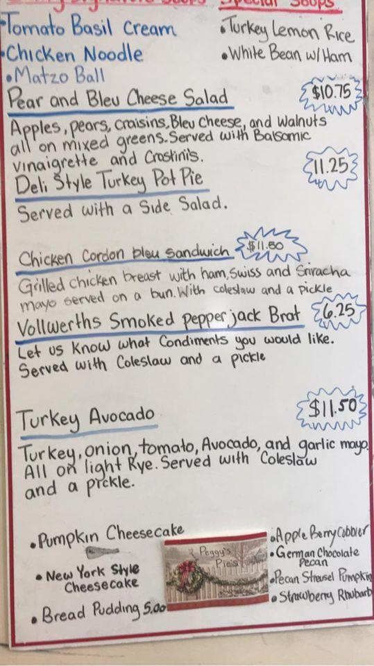 Menu at NEW YORK DELI restaurant, Marquette, 510 W Washington St