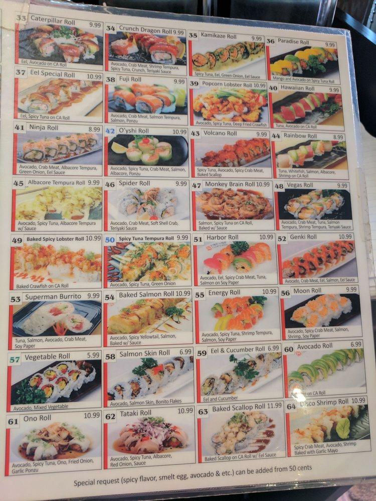 Menu At Niko Niko Sushi Restaurant Burbank   R86e Niko Niko Sushi Menu 2022 09 7 