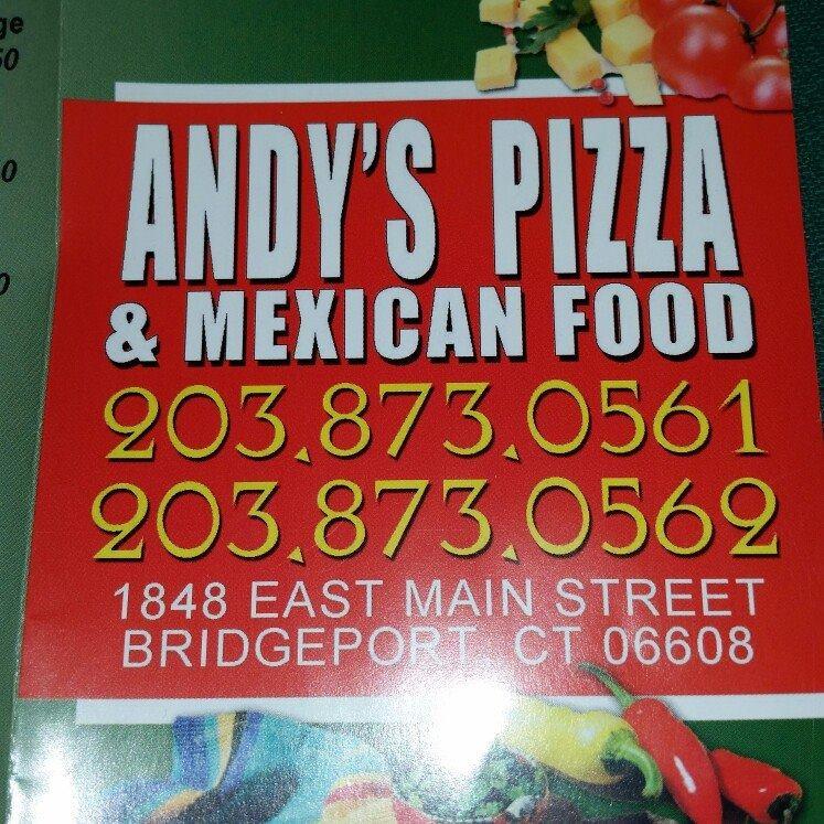 Andy's Pizza in Bridgeport Restaurant menu